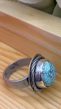 Load image into Gallery viewer, Skylakes Turquoise and sterling silver ring