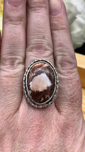 Load image into Gallery viewer, Wild Horse Magnesite and sterling silver ring size 8 3/4