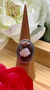 Wild Horse Magnesite and sterling silver ring size 8 3/4
