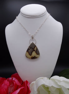 Septarian and Silver Necklace