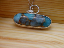 Load image into Gallery viewer, Amazonite Composite and Silver necklace