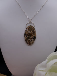 Ocean Jasper and Silver necklace
