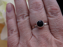 Load image into Gallery viewer, Black Onyx and silver ring size 8 3/4 - 9
