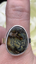 Load image into Gallery viewer, Damele Variscite and Sterling silver ring size 12 1/2