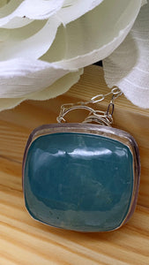 Aquamarine and Silver Necklace