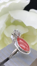 Load image into Gallery viewer, Rhodochrosite and Silver Ring Size 7 1/2 - 7 3/4
